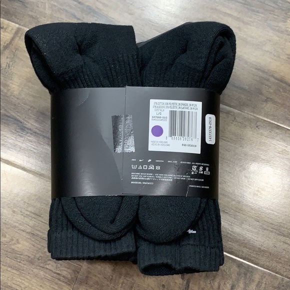 NIKE EVERYDAY COTTON CUSHIONED CREW SOCKS - Picture 7 of 16